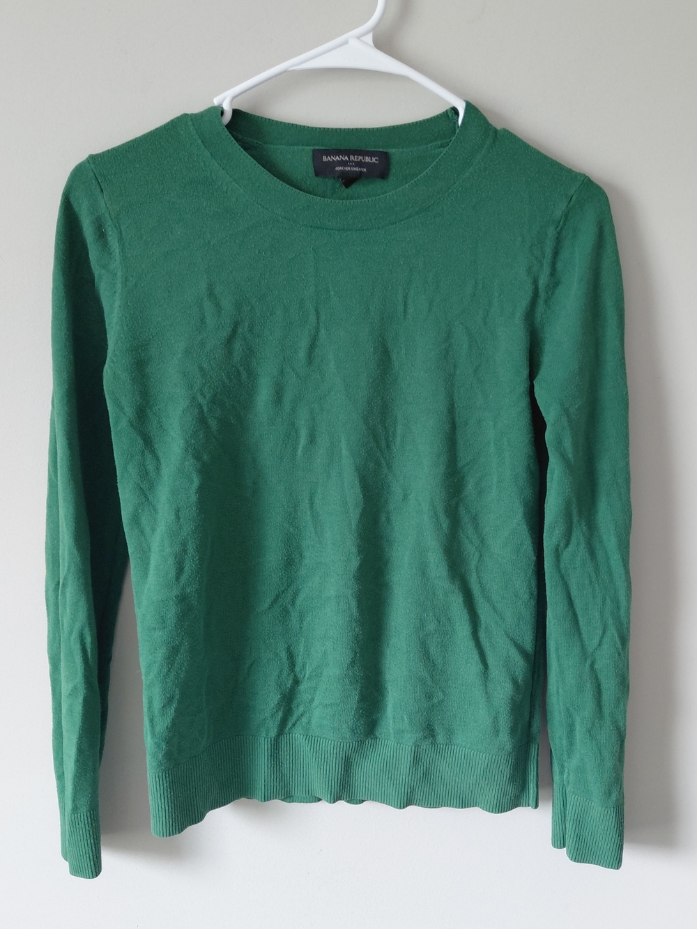 Banana Republic Green Crewneck Sweater